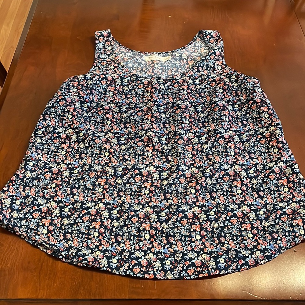 Flower print tank top